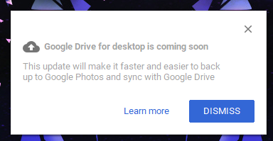 “google drive for mac/pc is going away soon